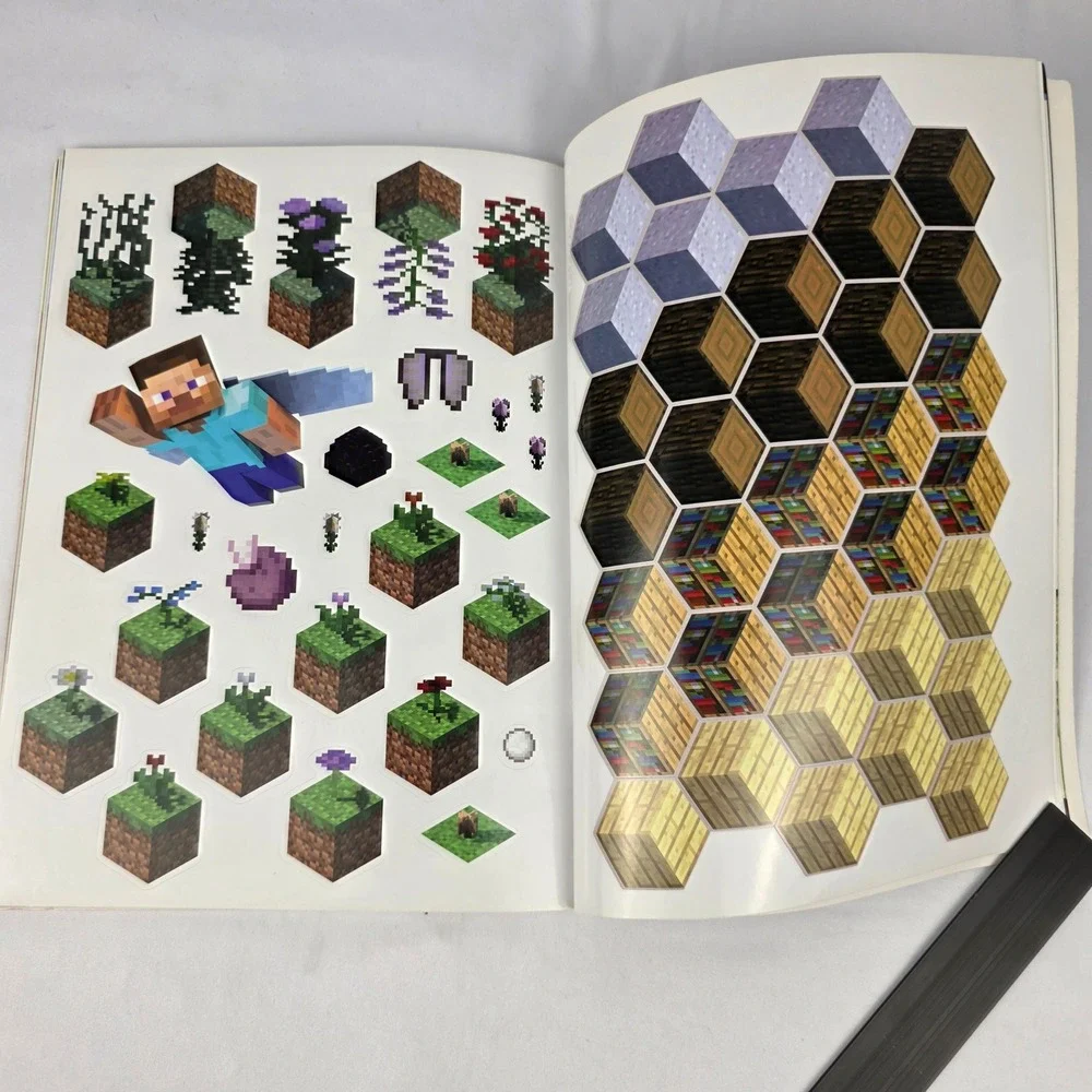 Minecraft Official Nether and The End Sticker Book for Kids - Minor use‎